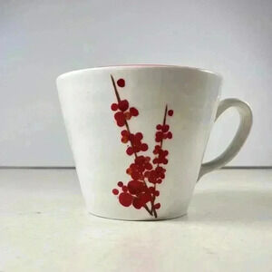 Starbucks 2008  Bright Red Winter‎ Berries Or Cherry Blossom Flowers Poppy Red